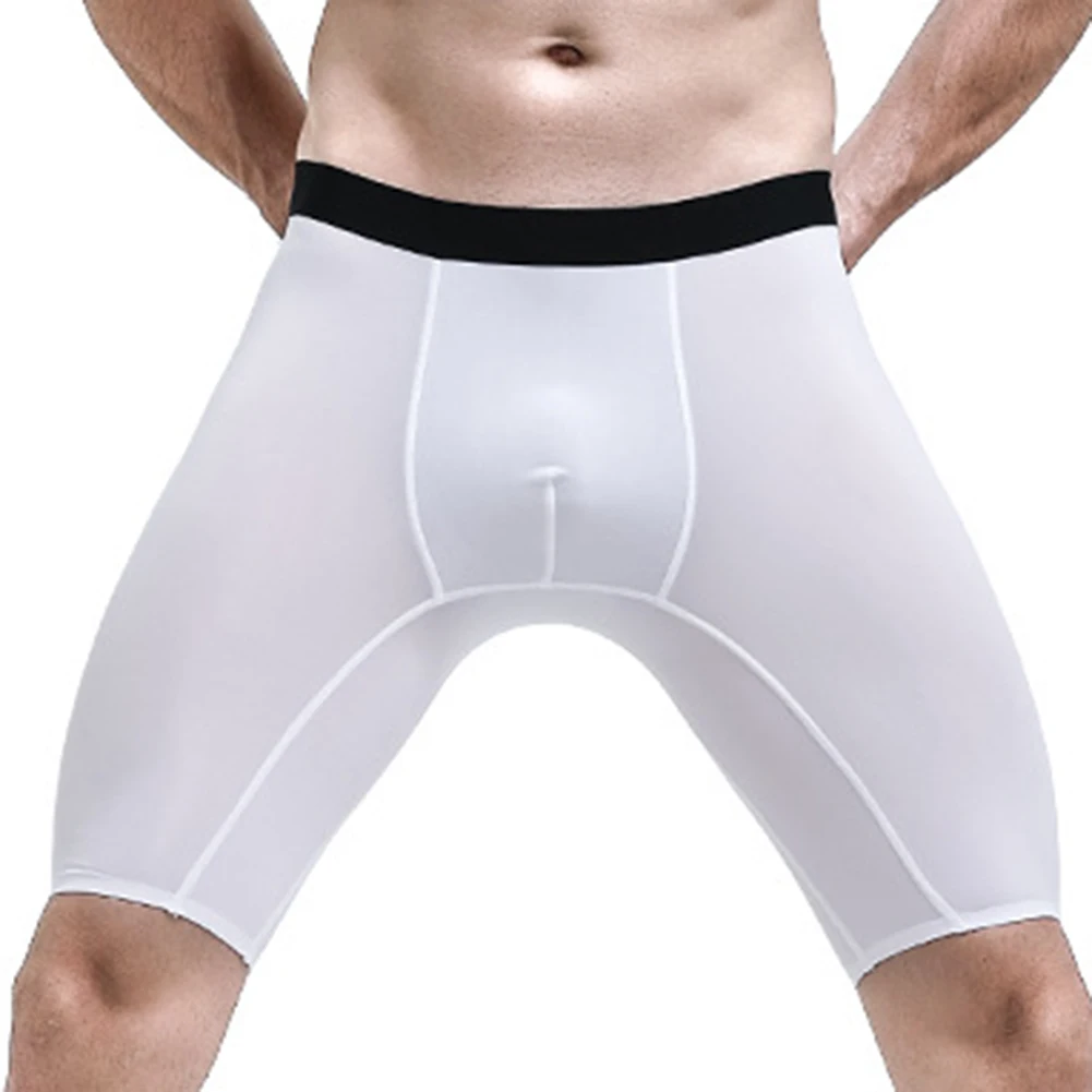 Long Leg Trunk Men - Männer Lange Bein Boxershorts Atmungsaktive Beutel