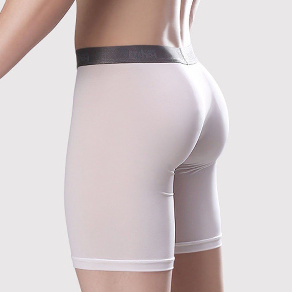 Compression Shorts Athletes - Lange Herren-Unterwäsche, U-konvexer Beutel, Sport-Boxershorts für