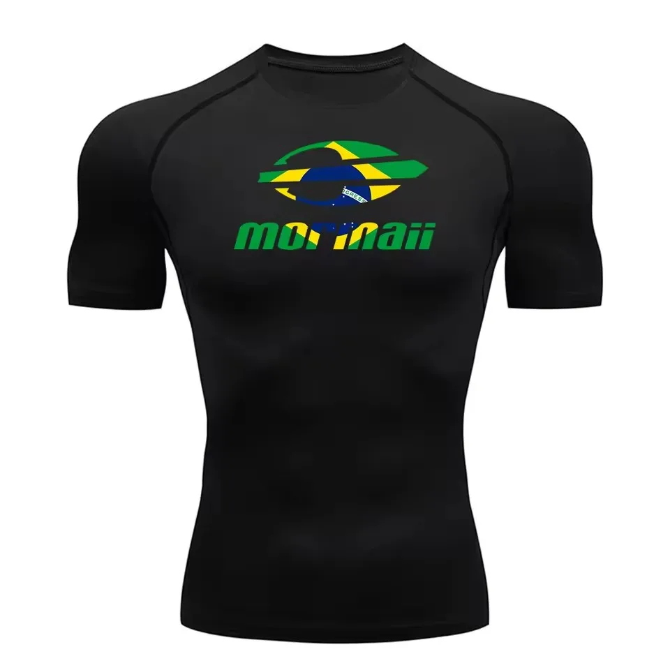 T Shirt Tight Fit - Herren Rash Guard Surf- und Tauch-T-Shirt,