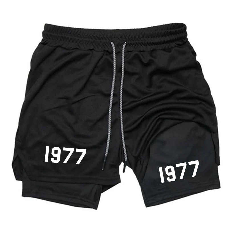 Compression Shorts Athletes - Sportbekleidung 2-in-1 Gym-Workout-Shorts für Herren Dehnbare