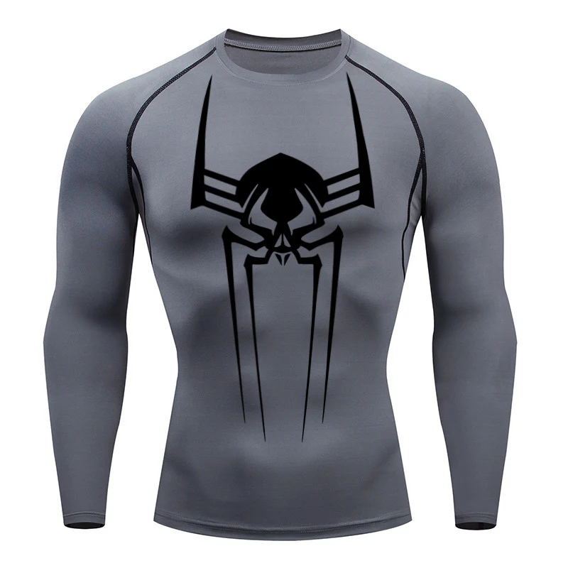 T Shirt Tight Fit - Herren-Sportoberteil, schnell trocknend, eng anliegendes Herren-Shirt,