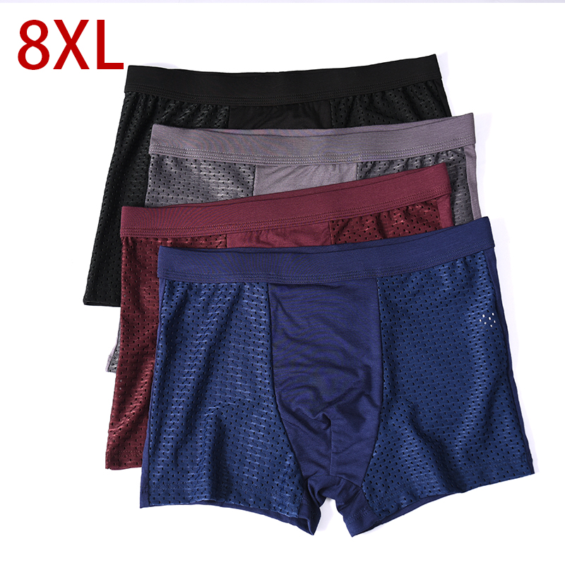Boxer Shorts Modal - L-8XL Plus Banboo Faser Männer Unterwäsche