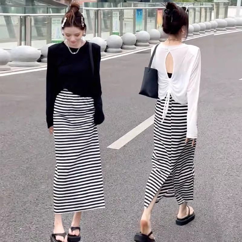 Base Layer Top - Frühling Herbst Langarm T-Shirt Sonnenschutz Locker