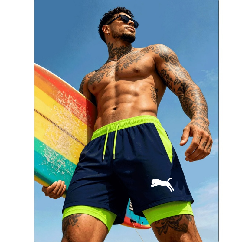 Herren-Laufshorts mit Geparden – Compression Shorts Athletes Bewertung und Preis