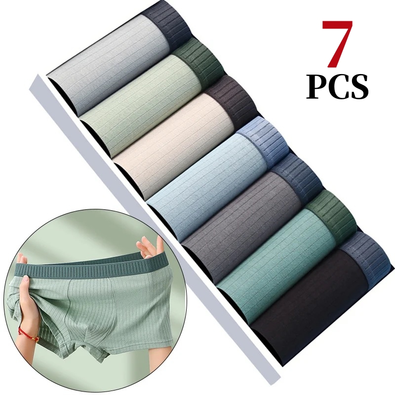 7 Teile/los männer Baumwolle U – Multi Pack Underwear Bewertung und Preis
