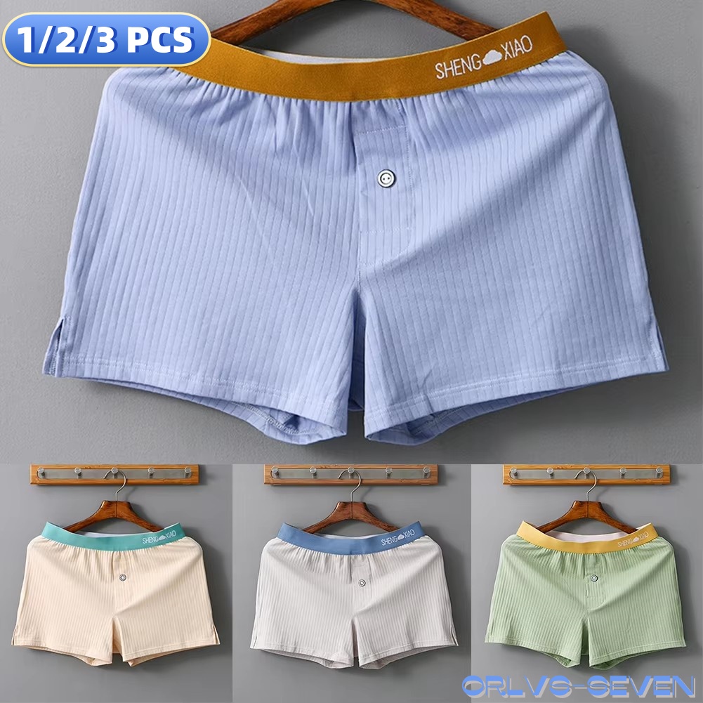 1/2/3 PCS Herrenhöschen Baumwo – Boxer Brief Pack Cotton Bewertung und Preis