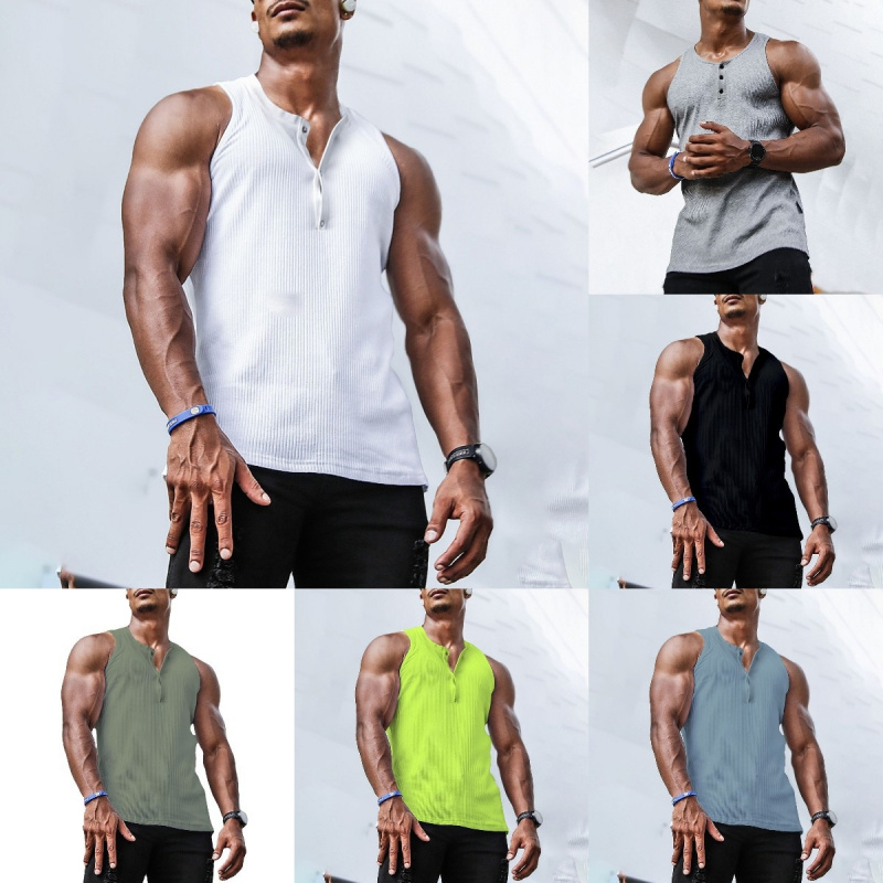 Geripptes Oberteil für Herren, – Undershirt Crew Neck Bewertung und Preis